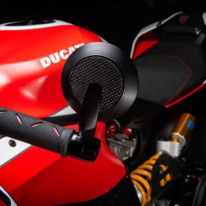 Ducati panigale roja, espejo x5 Db race